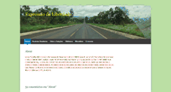 Desktop Screenshot of expressaodaliberdade.com.br